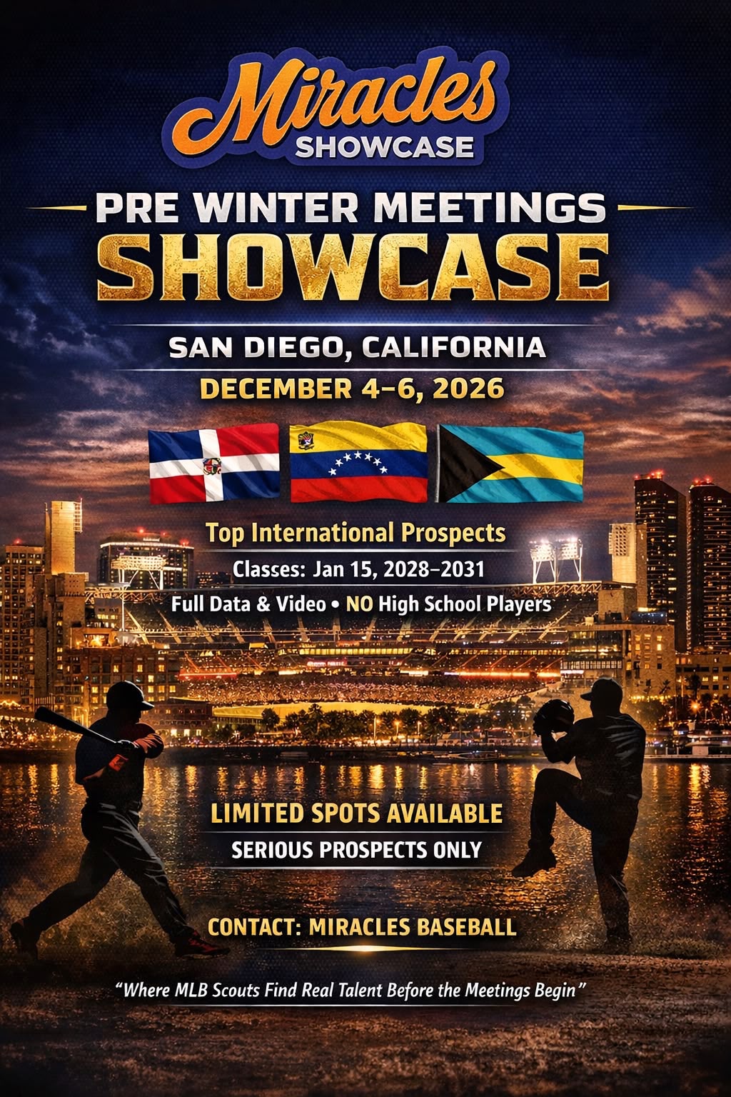 Pre-Winter Meetings Showcase