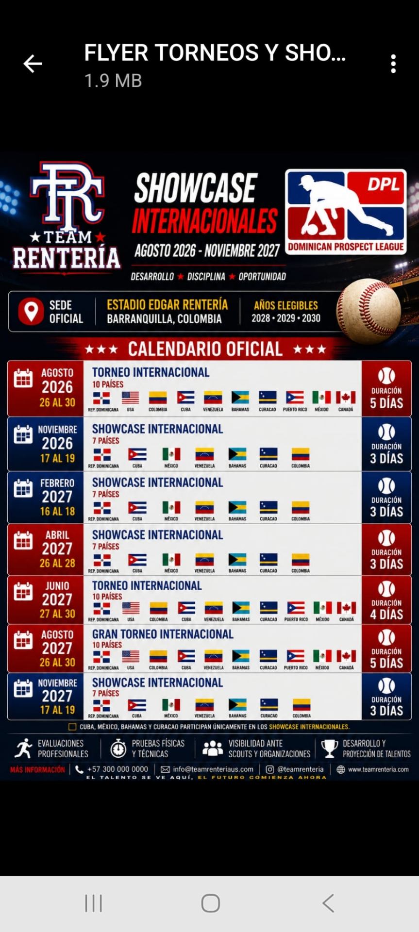 Team Rentería — Torneo Internacional